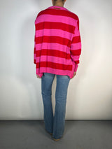 Sweater Fucsia Rayas