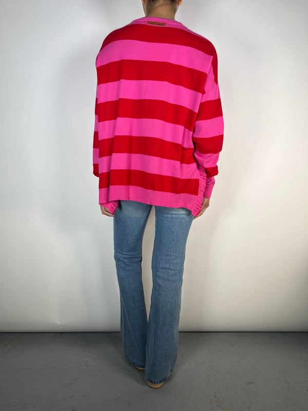 Sweater Fucsia Rayas