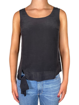 Blusa Seda Negra