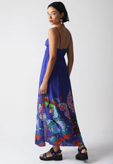 Vestido Desigual  Azul - Calce Regular