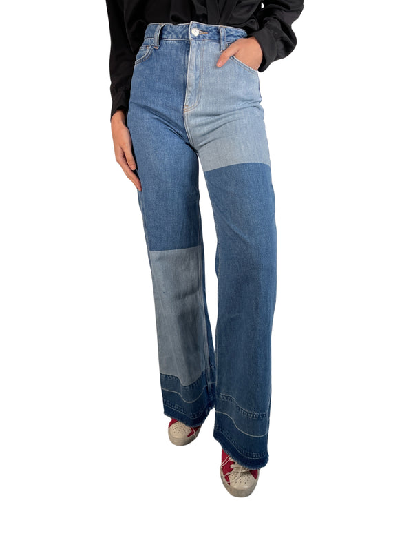 Jeans Palazzo Bicolor