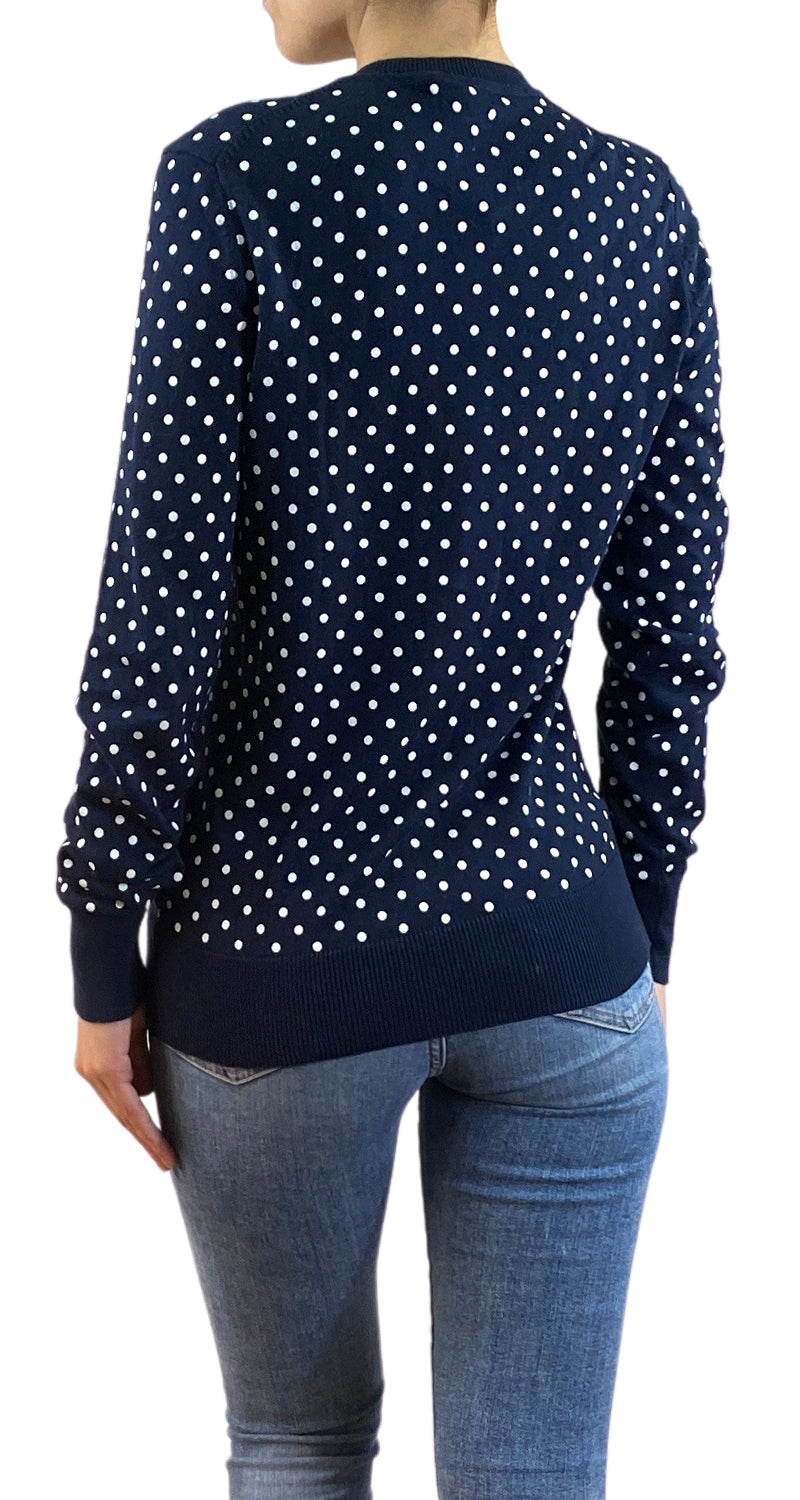 Sweater Azul Lunares