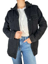 Chaqueta Denim Con Chiporro