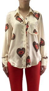 Blusa Beige Estampada