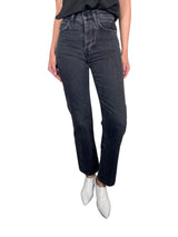 Jeans High Rise Negro