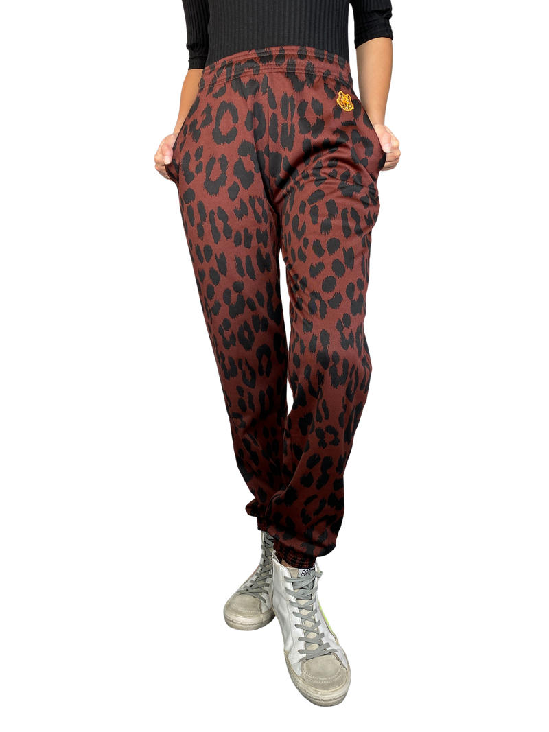 Jogger Animal Print Burdeo Kenzo by Magma