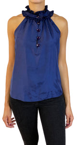 Blusa Seda Cuello Halter