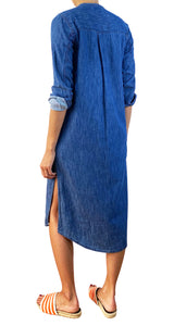 Vestido Denim Midi