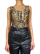 Crop Top Animal Print