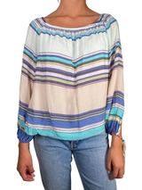 Blusa a Rayas Multicolor