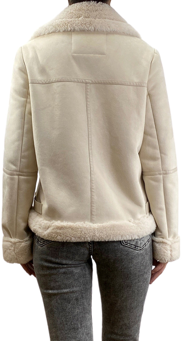 Chaqueta Crema Gamuza