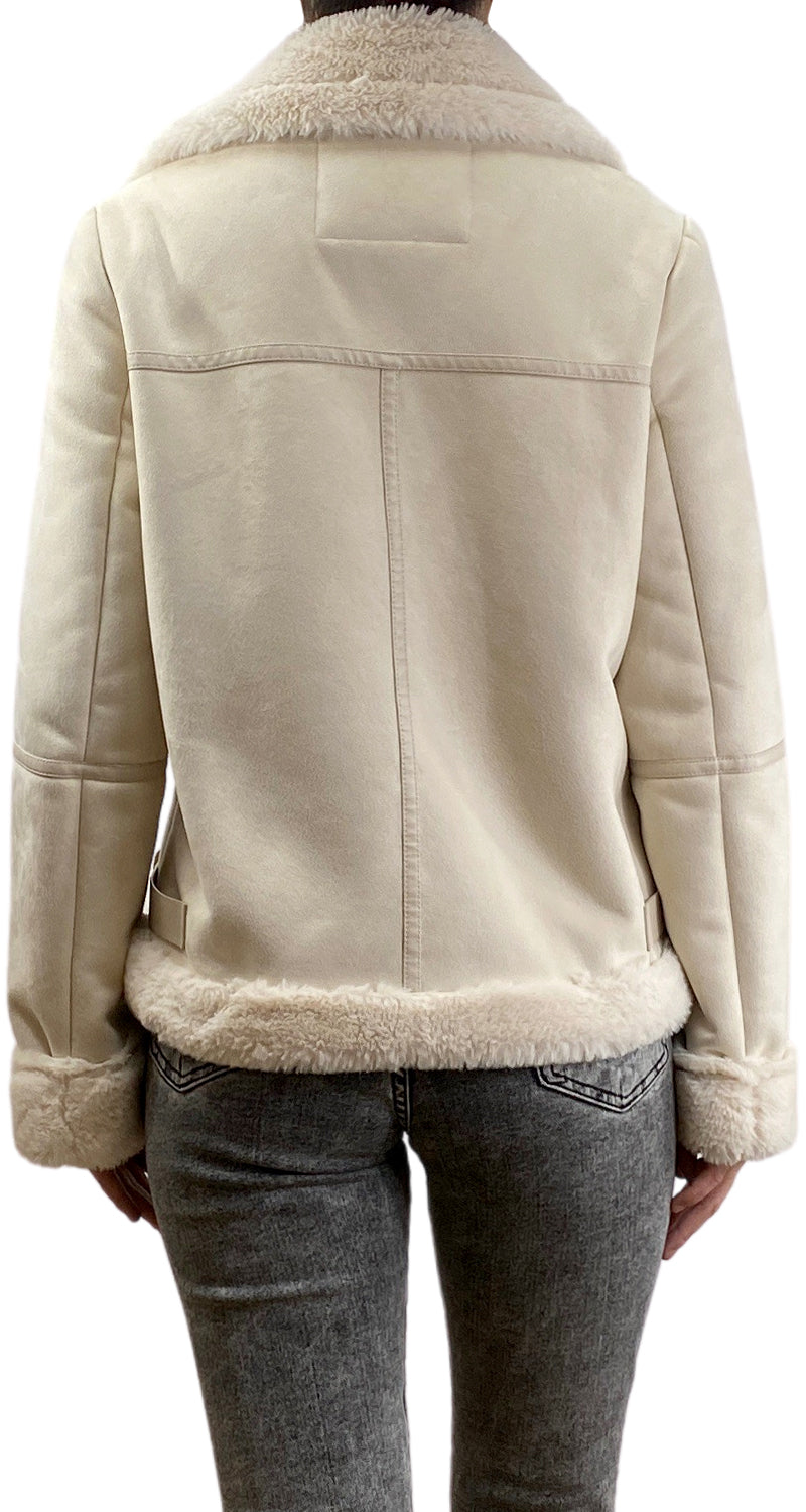 Chaqueta Crema Gamuza