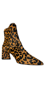 Botines Leopardo Piel