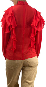 Blusa Seda Roja