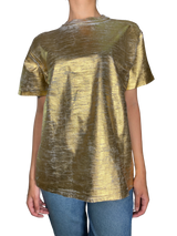 Polera Estampado Dorado