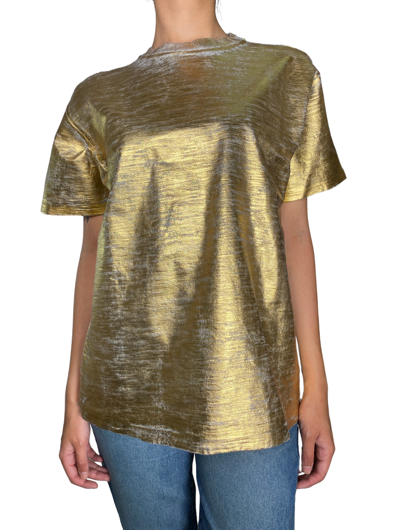 Polera Estampado Dorado