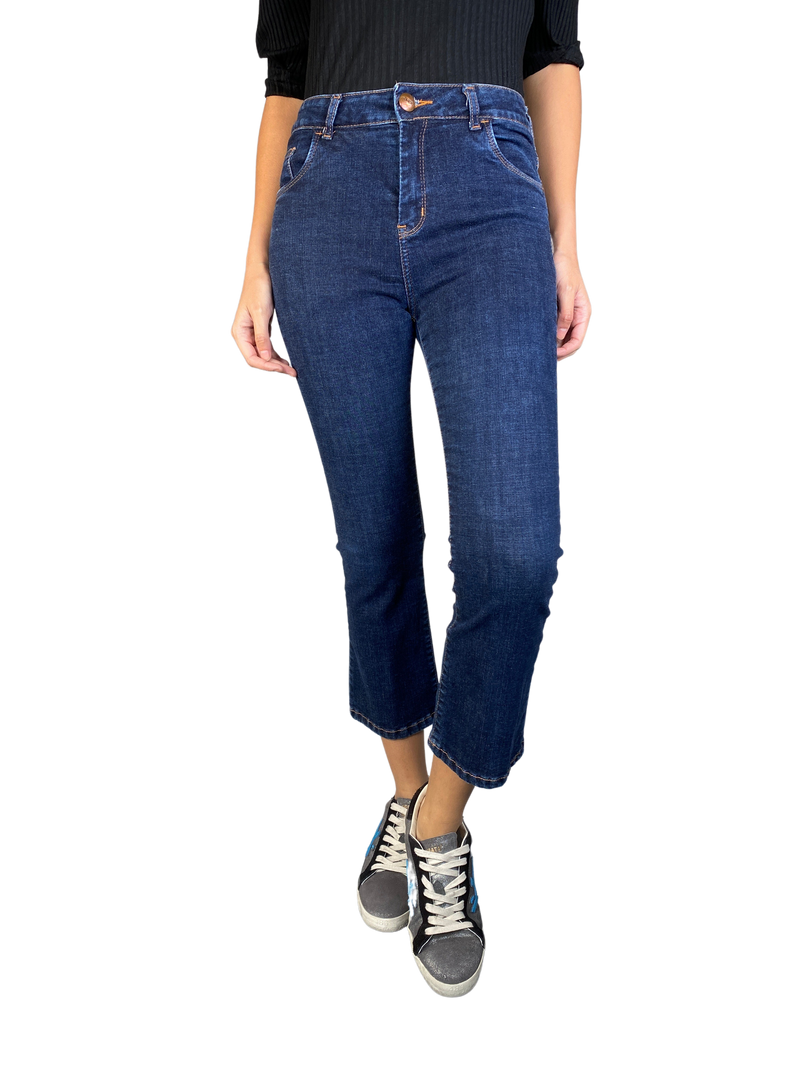 Jeans Pescador Azul