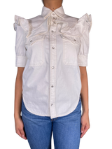 Sobrecamisa Denim Blanca