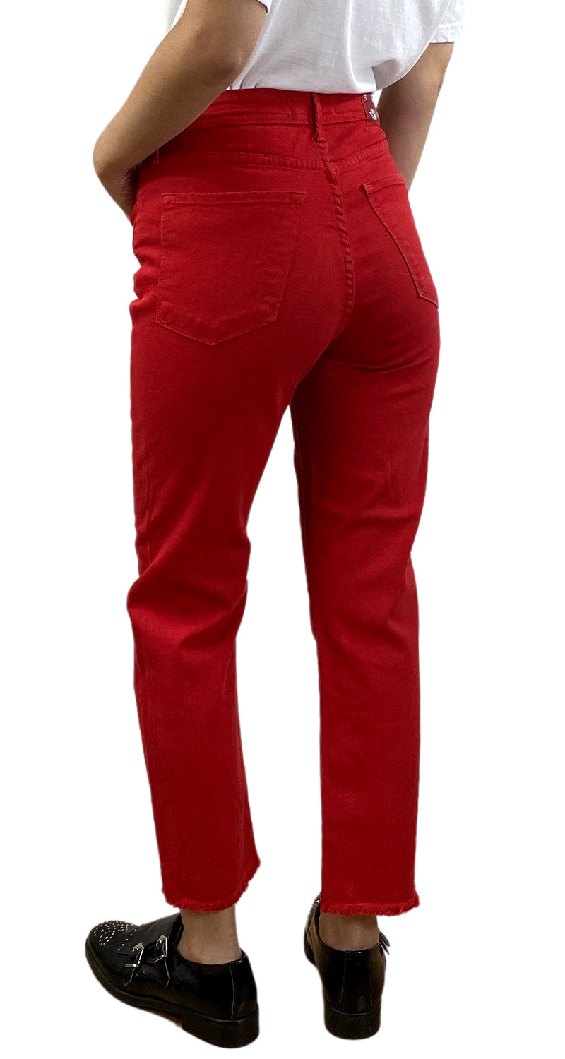 Pantalón Rojo Denim