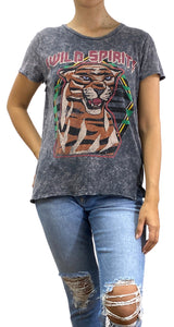 Polera Tigre Gris