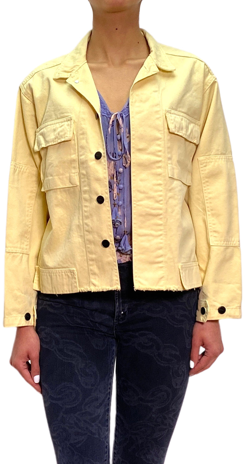 Chaqueta Denim Amarillo