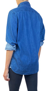 Blusa Denim Bicolor