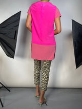 Blusa Seda Fucsia