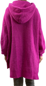 Swaeter Fucsia Lana y Alpaca