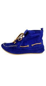 Zapato Azul Gamuza