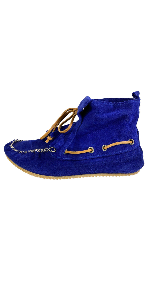 Zapato Azul Gamuza