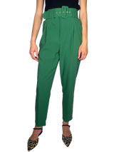 Pantalón Verde Con Cinturón