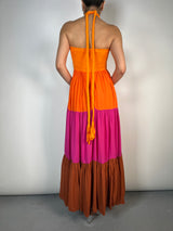 Vestido Halter Viscosa