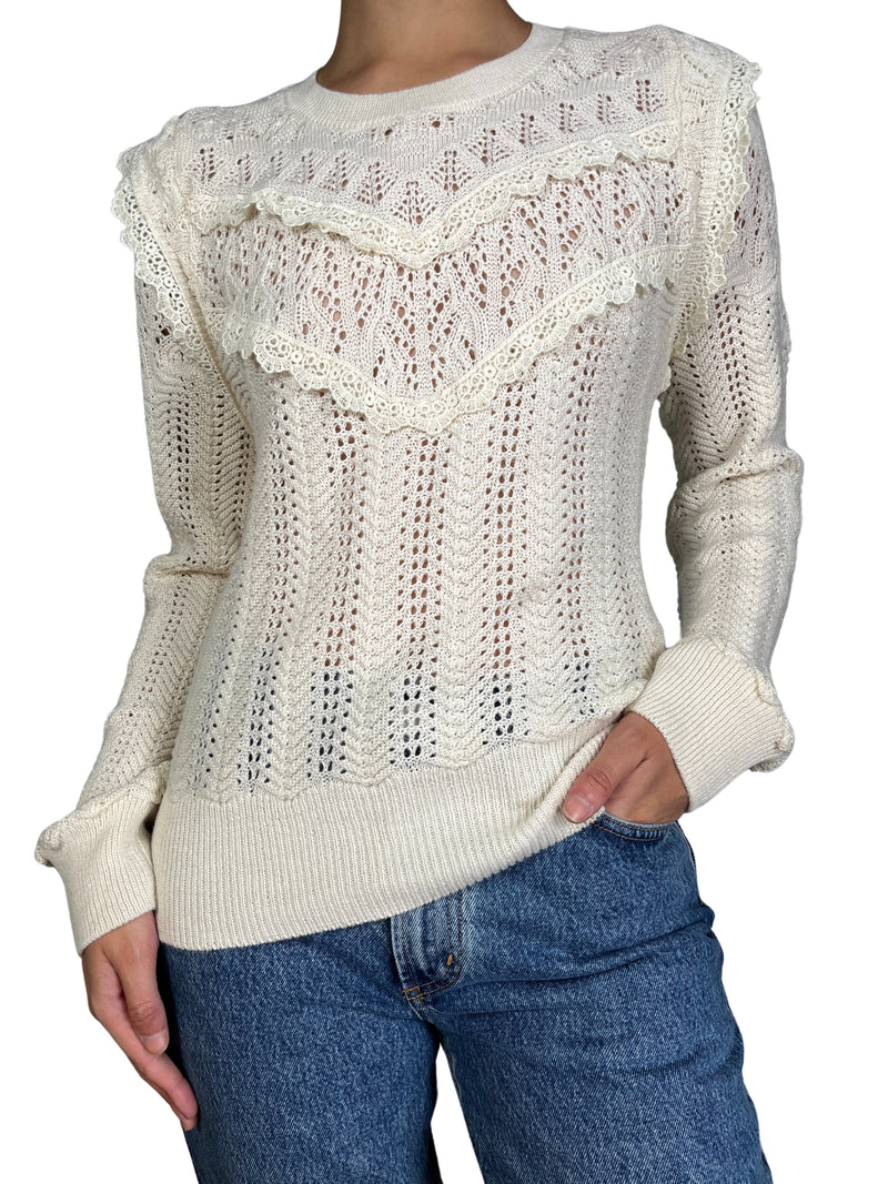 Sweater Lace Frills