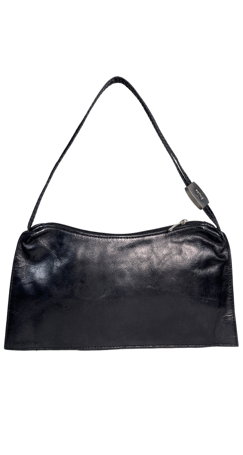 Cartera Cuero Negro