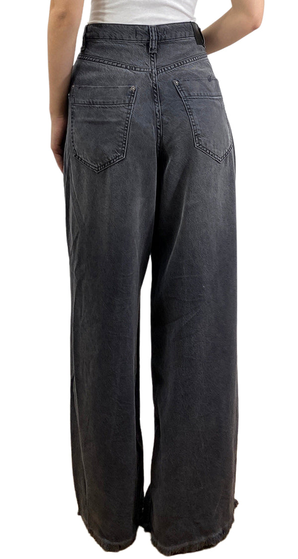 Pantalón Denim Palazzo