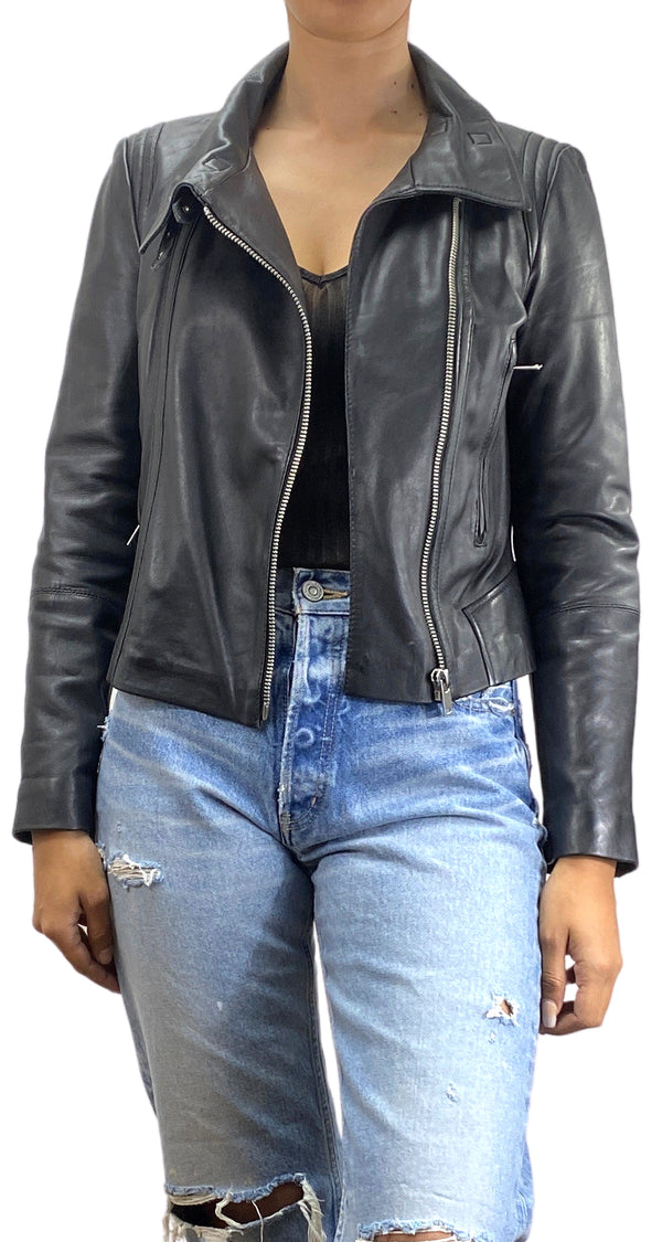 Chaqueta Biker Cuero