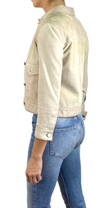 Chaqueta Beige Cuero