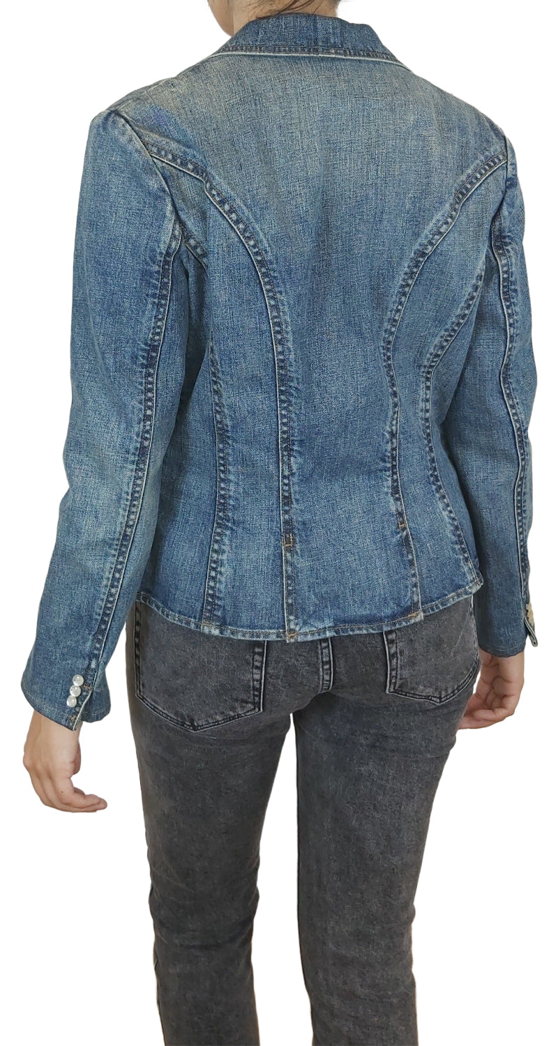 Chaqueta jeans entallada