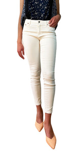 Pantalón Skinny Coated White