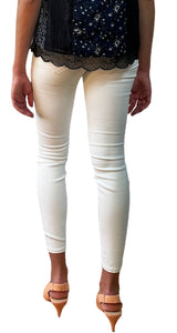 Pantalón Skinny Coated White