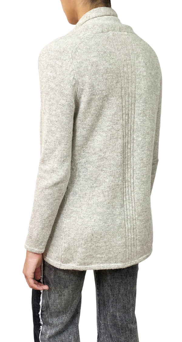 Sweater Gris Abierto