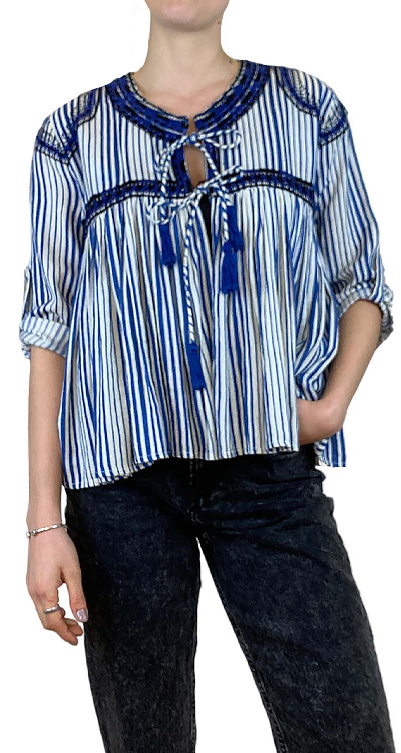 Blusa Tapado Azul