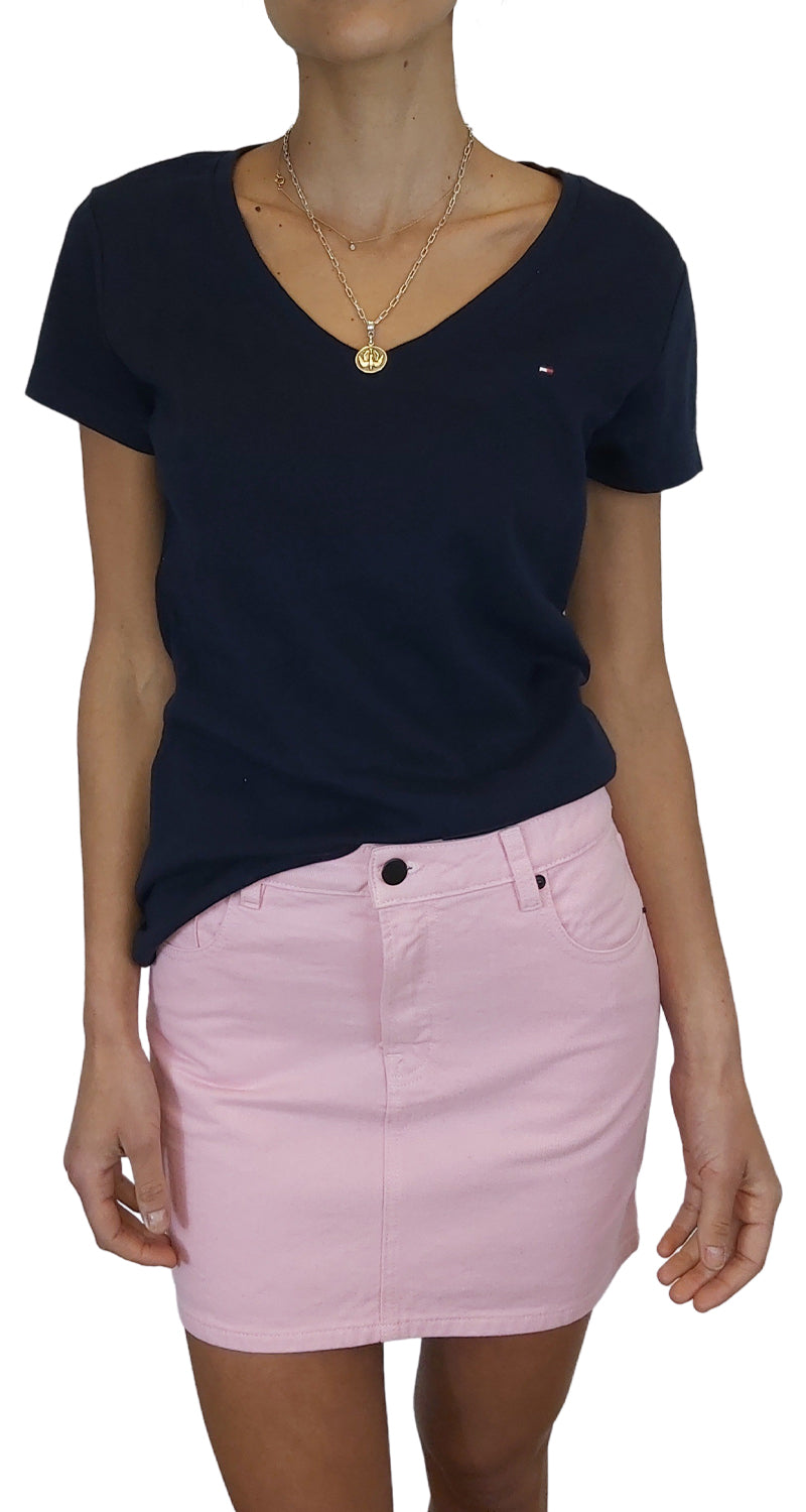 Polera Cuello En V Navy