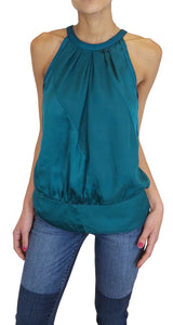 Blusa Sin Mangas Verde