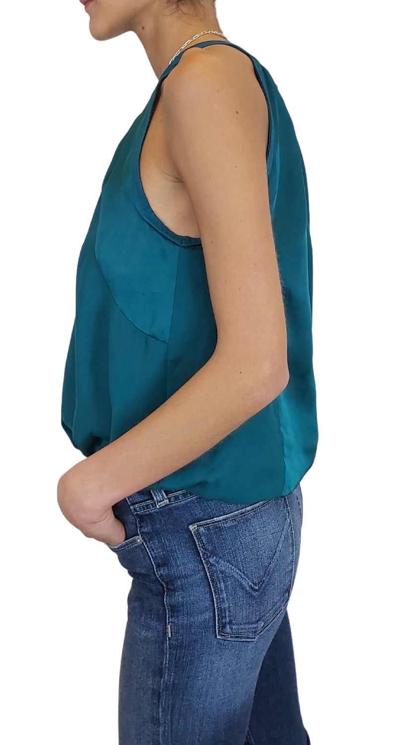 Blusa Sin Mangas Verde