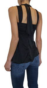 Blusa Drapeado Negra