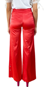 Pantalón Rojo Satinado