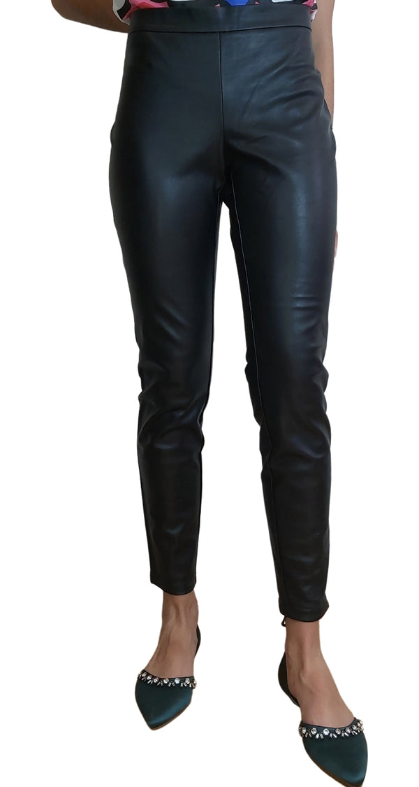 Leggings Ecocuero Negro