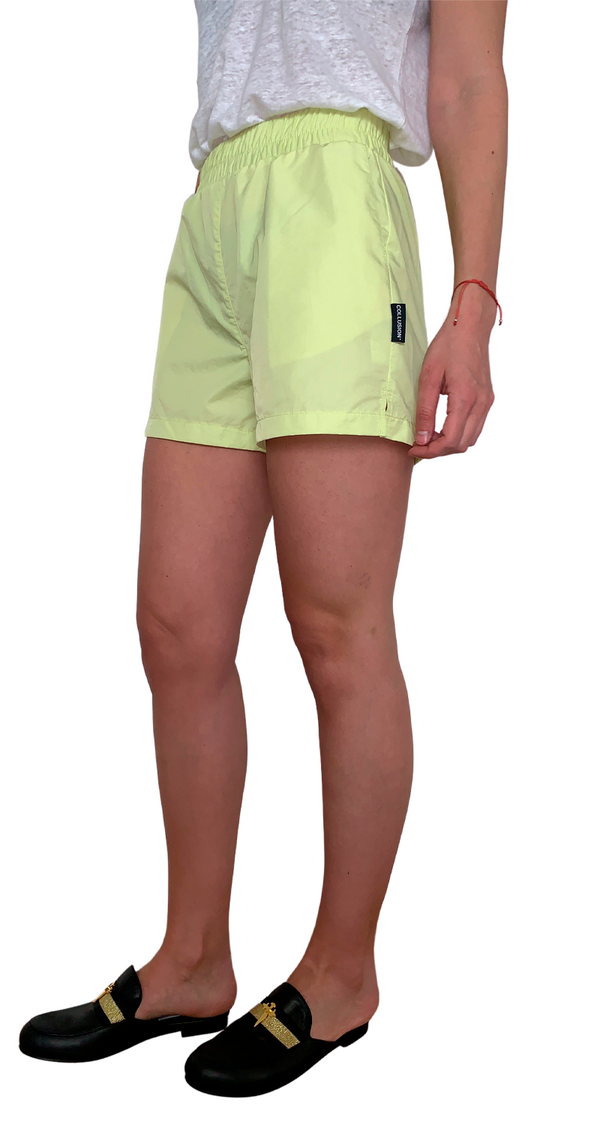 Nylon Sports Short Acid Yellow