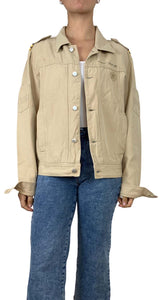 Chaqueta Denim Beige